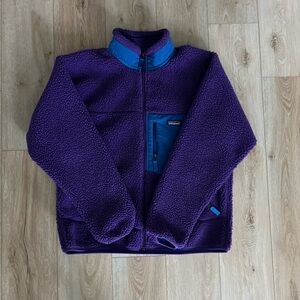 PURPLE FLEECE PATAGONIA JACKET